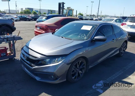 2019 Honda Civic Sport из США, поврежденный, VIN 2HGFC4B87KH307919